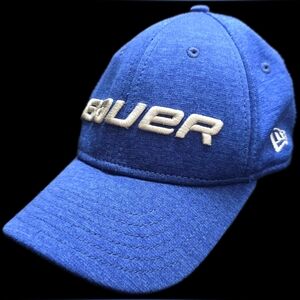 Bauer Youth Hockey Hat Blue 39THIRTY Stretch Fit Cap Kids